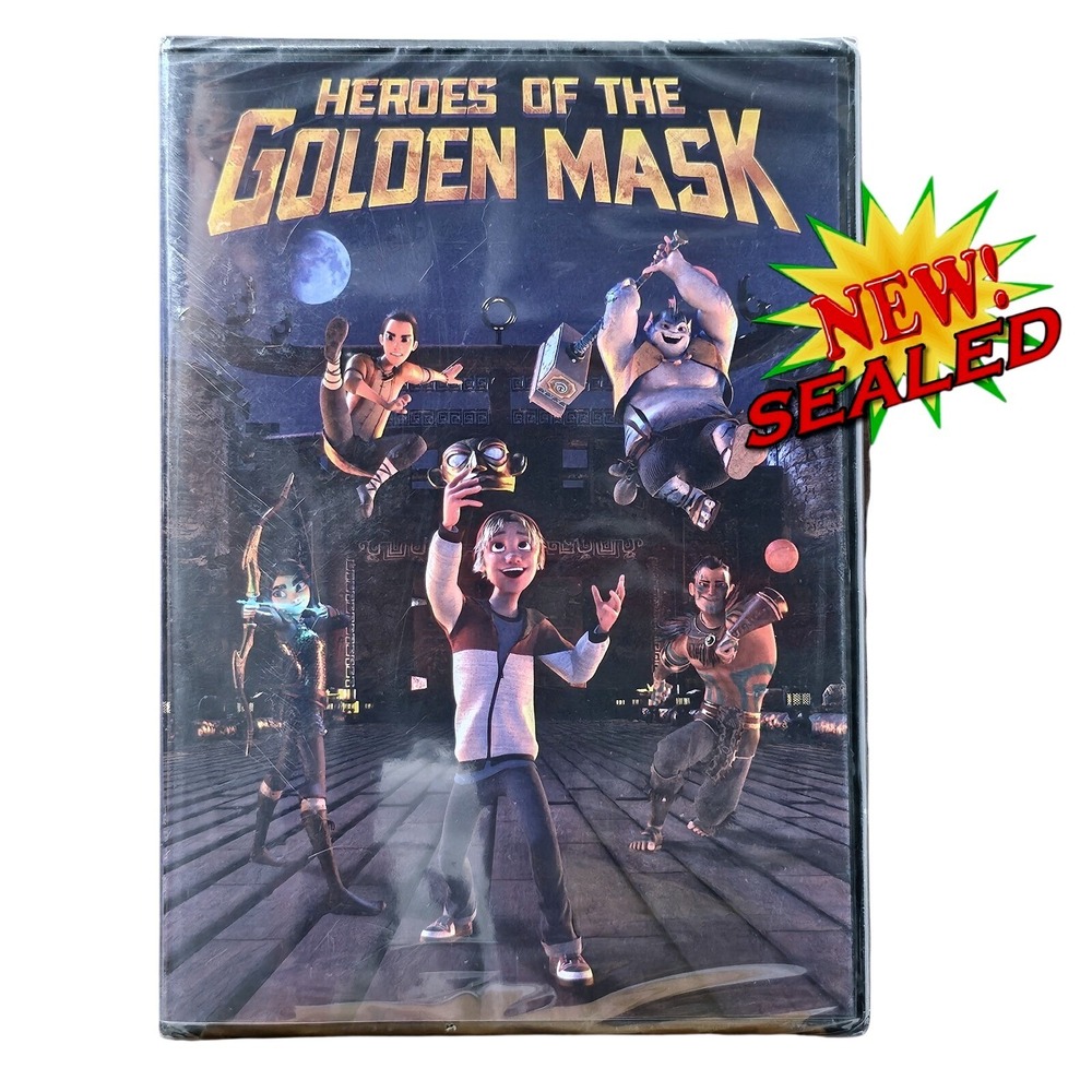 Heroes Of The Golden Mask DVD 2023 Animation Family‎ Patton Oswalt Ron Perlman